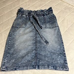 Blue jean skirt